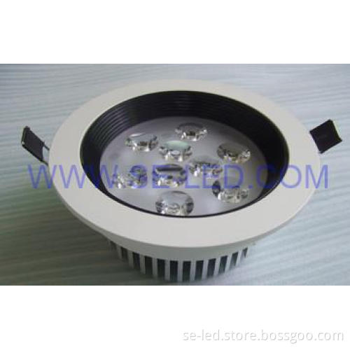 7W AC220V Warm White White 6000K High Power LED ceiling light